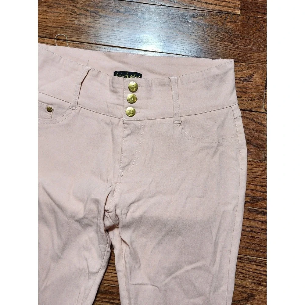Baby Phat Skinny Pants Girls Size 12 Pink Y2K Aesthetic High Waisted Stretchy